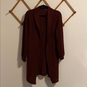 SOLD Out From Under Maroon Lounge Cardigan